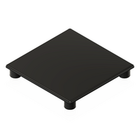MODULAR SOLUTIONS POLYAMIDE PART END CAP 90MM X 90MM BLACK
